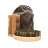 Kit brosse  peigne pour barbe et moustache