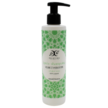 Après-shampoing volume et hydratation enrichi à l'aloe vera 100% naturel 250ml